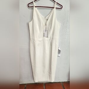 Dress the Population Lyla Ivory Midi Dress